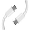 TECH-PROTECT NC45W-GAN 2-PORT ŁADOWARKA SIECIOWA  PD45W + KABEL TYP-C  WHITE
