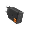 SPIGEN ARCSTATION PRO GAN-651 1-PORT ŁADOWARKA SIECIOWA  65W + KABEL TYP-C  BLACK