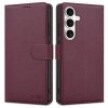 OTWIERANE KSIĄŻKOWE ETUI FUTERAŁ TECH-PROTECT  WALLET SAMSUNG GALAXY S25 MULBERRY