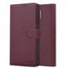 OTWIERANE KSIĄŻKOWE ETUI FUTERAŁ TECH-PROTECT  WALLET SAMSUNG GALAXY S25 MULBERRY
