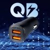 SPIGEN ESSENTIAL EV302 2-PORT CAR CHARGER 30W BLACK