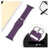 Silikonowa opaska Silicone Strap APS do Apple Watch 42 / 44 / 45 mm pasek bransoleta do zegarka - żółta