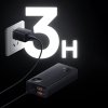 Baseus Adaman2 powerbank z wyświetlaczem cyfrowym 10000mAh 30W 2 x USB / 1x USB Typ C Overseas Edition PD QC SCP czarny (PPAD040