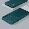 Nillkin Qin Cloth Pro Case etui do Samsung Galaxy S22 osłona na aparat kabura pokrowiec obudowa z klapką szary