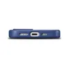iCarer Case Leather pokrowiec etui z naturalnej skóry do iPhone 14 niebieski (WMI14220705-BU) (kompatybilne z MagSafe)