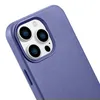 iCarer Case Leather pokrowiec etui z naturalnej skóry do iPhone 14 Pro Max jasnofioletowy (WMI14220708-LP) (kompatybilne z MagSa