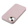 iCarer Litchi Premium Leather Case skórzane etui iPhone 14 Plus magnetyczne z MagSafe różowy (WMI14220711-PK)
