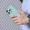 iCarer Litchi Premium Leather Case skórzane etui iPhone 14 Pro Max magnetyczne z MagSafe zielony (WMI14220712-GN)
