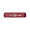 iCarer CE Premium Leather Folio Case skórzane etui iPhone 14 Plus z klapką magnetyczne MagSafe czerwony (WMI14220715-RD)