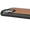 iCarer Leather Oil Wax etui pokryte naturalną skórą do iPhone 14 brązowy (WMI14220717-TN)