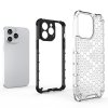 Honeycomb etui iPhone 14 Pro pancerny hybrydowy pokrowiec niebieskie
