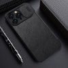 Nillkin Qin Leather Pro Case etui iPhone 14 Pro Max osłona na aparat kabura pokrowiec obudowa z klapką brązowy