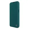 Nillkin Qin Leather Pro Case etui iPhone 14 Plus osłona na aparat kabura pokrowiec obudowa z klapką zielony