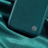 Nillkin Qin Cloth Pro Case etui do iPhone 14 osłona na aparat kabura pokrowiec obudowa z klapką niebieski