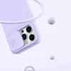 Nillkin CamShield Silky Silicone Case etui iPhone 14 Pro pokrowiec z osłoną na aparat zielony