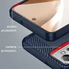 Carbon Case etui Motorola Moto G32 elastyczny silikonowy karbonowy pokrowiec czarne
