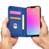Magnet Card Case etui Samsung Galaxy S23 pokrowiec z klapką portfel podstawka niebieskie