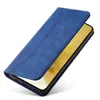 Magnet Fancy Case etui Samsung Galaxy S23 Ultra pokrowiec z klapką portfel podstawka niebieskie