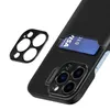Leather Stand Case etui Samsung Galaxy S23 Ultra pokrowiec portfel na kartę z podstawką czarne