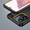 Carbon Case etui do Xiaomi Redmi 11A / Poco C55 / Redmi 12C elastyczny silikonowy karbonowy pokrowiec czarne
