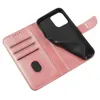 Magnet Case etui do Xiaomi Redmi Note 12 pokrowiec z klapką portfel podstawka różowe