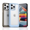 Wzmocnione etui z elastyczną ramką do iPhone 15 Pro Outer Space - niebieskie