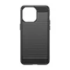 Elastyczne etui wzór karbon do iPhone 15 Pro Carbon Case - niebieskie