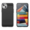 Elastyczne etui wzór karbon do iPhone 15 Plus Carbon Case - czarne