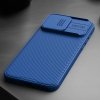 Pancerne etui Nillkin CamShield Pro Magnetic Case do iPhone 15 Pro Max z osłoną na aparat - niebieskie