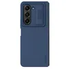 Silikonowe etui Nillkin CamShield Silky Silicone Case do Samsung Galaxy Z Fold 5 z osłoną na aparat - ciemnoniebieskie