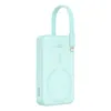 Powerbank Baseus Magnetic Mini MagSafe 10000mAh 20W z wbudowanym kablem Lightning - niebieski + kabel Baseus Simple Series USB-C