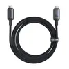 Kabel Baseus Crystal Shine CB000089 USB-C / USB-C USB3.2 100W 20Gbps 1.5m - czarny