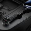 Kabel Acefast C14-03 USB-C - USB-C sprężynowy 480Mb/s 3A 1.2m - czarny