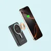 Powerbank Wozinsky WLWP-10KA0Y3S 22,5W PD Qi2 10000 mAh, z podstawką, 1x USB-A, 1x USB-C - czarny