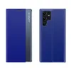 New Sleep Case etui do Samsung Galaxy S25 Ultra pokrowiec z klapką i podstawką - niebieskie