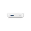 Powerbank Wozinsky WLWP-10KA0Y3WS 22,5W PD Qi2 10000 mAh, z podstawką, 1x USB-A, 1x USB-C - biały