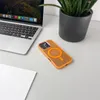 Etui Wozinsky Fashion Case z MagSafe na Samsung Galaxy S24 FE - pomarańczowe