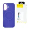 Etui Wozinsky Fashion Case z MagSafe na Samsung Galaxy S24 FE - fioletowe