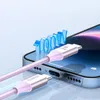 Kabel Orico CDX 100W 5A Power Delivery USB-C - USB-C 1m - fioletowy