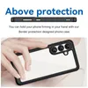 Etui Outer Space Case na Samsung Galaxy S25 Edge pokrowiec z elastyczną ramką - czarne