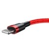 Kabel Baseus Cafule USB-A / Lightning 2.4A QC 3.0 1 m - czerwony