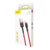Kabel Baseus Cafule USB-A / Lightning 2.4A QC 3.0 1 m - czerwony