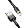 Kabel Baseus Cafule USB-A / Lightning 2.4A QC 3.0 1 m - czarno-złoty