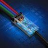 Baseus kabel przewód USB 4w1 Lightning / 2x USB Typ C / micro USB w nylonowym oplocie 3.5A 1.2m czarny (CA1T4-B01)
