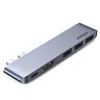 HUB Ugreen 60559 2x USB-C / USB-C PD (Thunderbolt 3, 100W, 4K 60 Hz, 10 Gbps) / HDMI 4K 30 Hz / 3x USB 3.0 do MacBook Pro / Air 