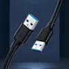 Ugreen kabel przewód USB 2.0 (męski) - USB 2.0 (męski) 0,5 m czarny (US128 10308)