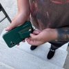 Wozinsky Kickstand Case silikonowe etui z podstawką iPhone 11 Pro ciemnozielone