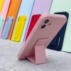 Wozinsky Kickstand Case silikonowe etui z podstawką iPhone 12 szare