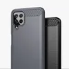 Carbon Case elastyczne etui pokrowiec Samsung Galaxy A22 4G czarny