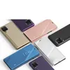 Clear View Case futerał etui z klapką Samsung Galaxy A22 4G niebieski
